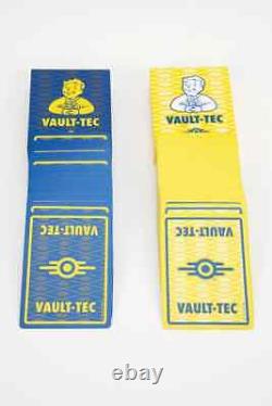 Fallout Vault Tec Chips Poker Playing Card Deck Set Case Official NEW