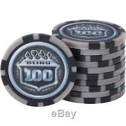Fat Cat Bling 13.5-Gram Poker Chip Set, 500ct