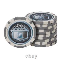 Fat Cat Bling 13.5 Gram Texas Hold'em Clay Poker Chip Set with Aluminum Case