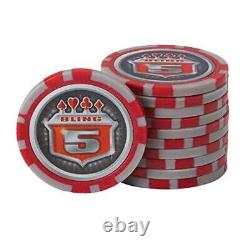 Fat Cat Bling 13.5 Gram Texas Hold'em Clay Poker Chip Set with Aluminum Case