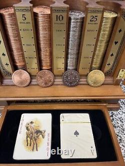 Franklin Mint Aces and Eights Collector's Edition Poker Set COMPLETE