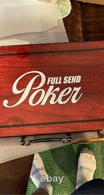 Full Send Nelk Poker Set. Brand New. Red