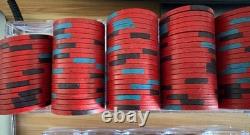 GARDEN CITY CASINO San Jose California Poker Chips $3 Dollar Chip Set 200