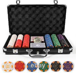 GUTSHOT Poker Chips Set 300 Poker Chips with Premium Case