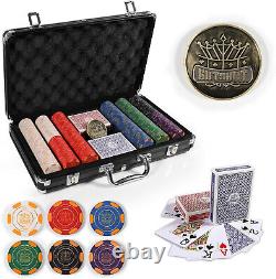 GUTSHOT Poker Chips Set 300 Poker Chips with Premium Case