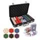 GUTSHOT Premium Ceramic Poker Chips Set with Luxury Case Casino-Grade Texas
