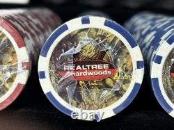 Genuine Hd Realtree Hardwoods Camouflage 500-piece Casino Grade Poker Chip Set