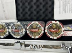 Genuine Hd Realtree Hardwoods Camouflage 500-piece Casino Grade Poker Chip Set