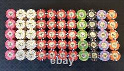 Grand Casino Gulfport MS. Tribute Poker Chip Set (1100 chips). Huge Set