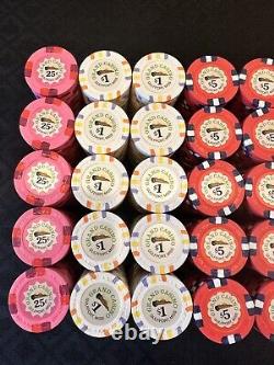 Grand Casino Gulfport MS. Tribute Poker Chip Set (1100 chips). Huge Set