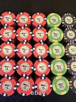 Grand Casino Gulfport MS. Tribute Poker Chip Set (1100 chips). Huge Set