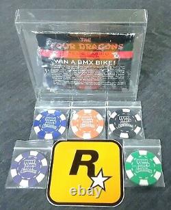 Grand Theft Auto San Andreas Original Poker Chip Set (All 5 + Original Sleeve)