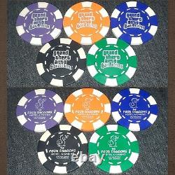 Grand Theft Auto San Andreas Original Poker Chip Set (All 5 + Original Sleeve)