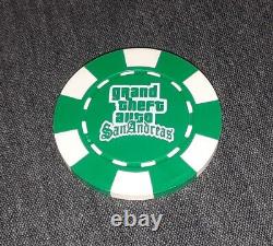 Grand Theft Auto San Andreas Original Poker Chip Set (All 5 + Original Sleeve)