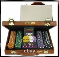 Gretsch Guitar Promotional Poker Set Authentic 200 Piece Clay Chip Mint New