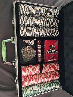 Grizzly Snuff Poker Chip set
