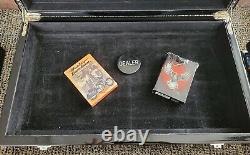 HARLEY DAVIDSON 400PC Clay BIG Poker Chip Set With Case Trays Cards Button RARE