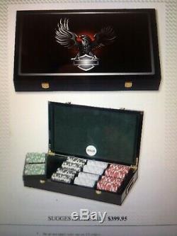 HARLEY-DAVIDSON EAGLE 400 Casino Poker Chip Set