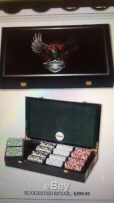 HARLEY-DAVIDSON EAGLE 400 Casino Poker Chip Set