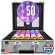 HEITOK Poker Chip Set Denominations, 11.5g Weighted Numbered Casino Chips, 5