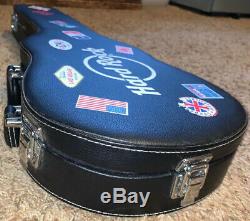 Hard Rock Cafe Guitar Case Poker Set, 200 Poker Chips, 2 Decks Playing Cards, New