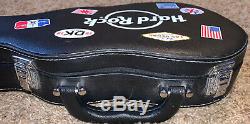 Hard Rock Cafe Guitar Case Poker Set, 200 Poker Chips, 2 Decks Playing Cards, New