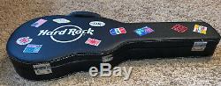 Hard Rock Cafe Guitar Case Poker Set, 200 Poker Chips, 2 Decks Playing Cards, New