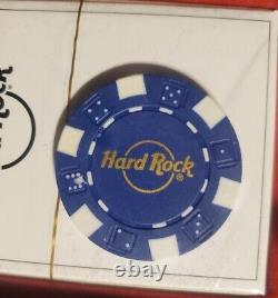 Hard Rock Cafe Guitar Case Poker Set Chips