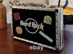 Hard Rock Café Limited Edition Poker Set In Roadie Lockbox BRAND NEW CONDITION