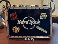 Hard Rock Café Limited Edition Poker Set In Roadie Lockbox BRAND NEW CONDITION