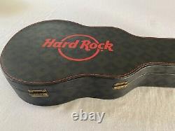 Hard Rock Cafe Poker Set In Guitar Case 200 Chips/2 Deck Cards Brand New