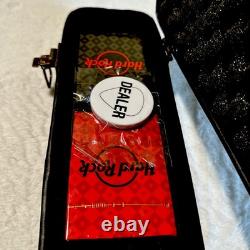 Hard Rock Cafe Poker Set In Guitar Case Limited Edition Gambling Party Fun