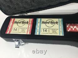 Hard Rock Cafe Poker Set In Guitar Case Limited Edition Gambling Party Fun New