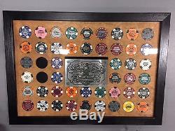 Harley-Davidson 144 Poker Chip Collectors Set With Frames