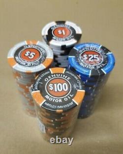 Harley-Davidson 300 Chip Poker Set with FREE Shipping