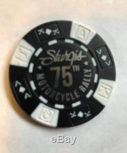 Harley Davidson 75th Anniversary Black Hills Rally Set of Poker Chip (STURGIS)