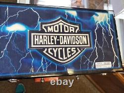 Harley Davidson Blue Full Casino Chips & Cards Set In The Box Euc Rare Gem