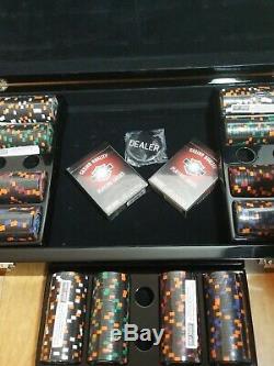 Harley Davidson Deluxe Casino Grade Poker Chip Set, Limited Edition Rare