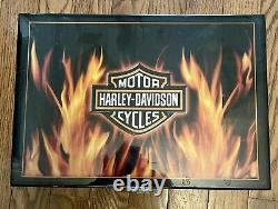 Harley Davidson Flames Poker Chip Set