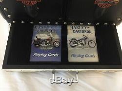 Harley-Davidson Franklin Mint Collector's Poker Set