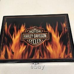 Harley Davidson Poker Chip Set In Box 2-pack Cards SEALED with Dealer Chip. NEW