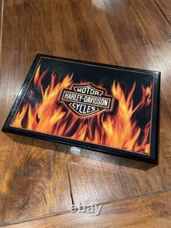 Harley Davidson Poker Chip Set with High-Gloss Case