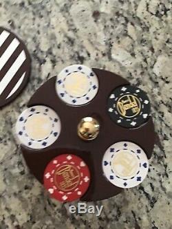 Henri Bendel Poker Chip Set Collectible New Unused