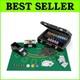 High-Quality 600 PCS Clay Poker Chips Set with Automatic Shuffler and Dices