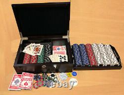 High Quality Full Poker Set With Wooden Case
