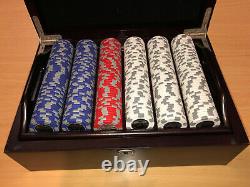 High Quality Full Poker Set With Wooden Case