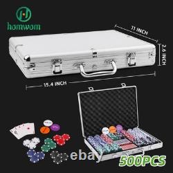 High-Quality Poker Chip Set in Aluminum Case