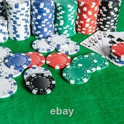 Homwom Casino Poker Chip Set 300PCS with Aluminum Case GENUINE USA FAST DELIVERY