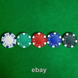 Homwom Casino Poker Chip Set 300PCS with Aluminum Case GENUINE USA FAST DELIVERY