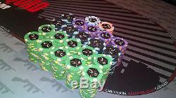 Horseshoe Casino Cleveland Paulson Poker Chip Tournament Set -Mint 440 Chips